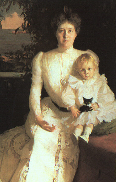 Mrs. Benjamin Thaw and her Son